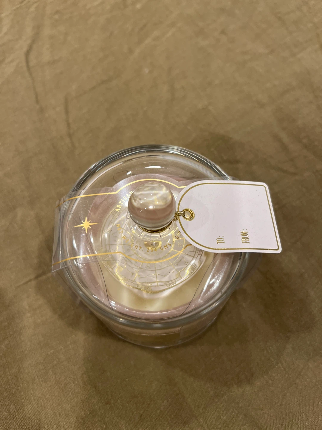 Aquarius Zodiac Candle - photo 2