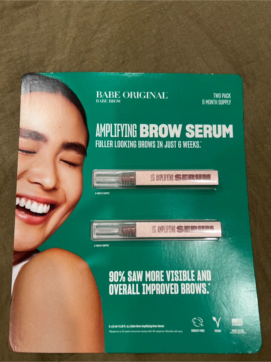 Babe Original Amplifying Brow Serum - Two Pack
