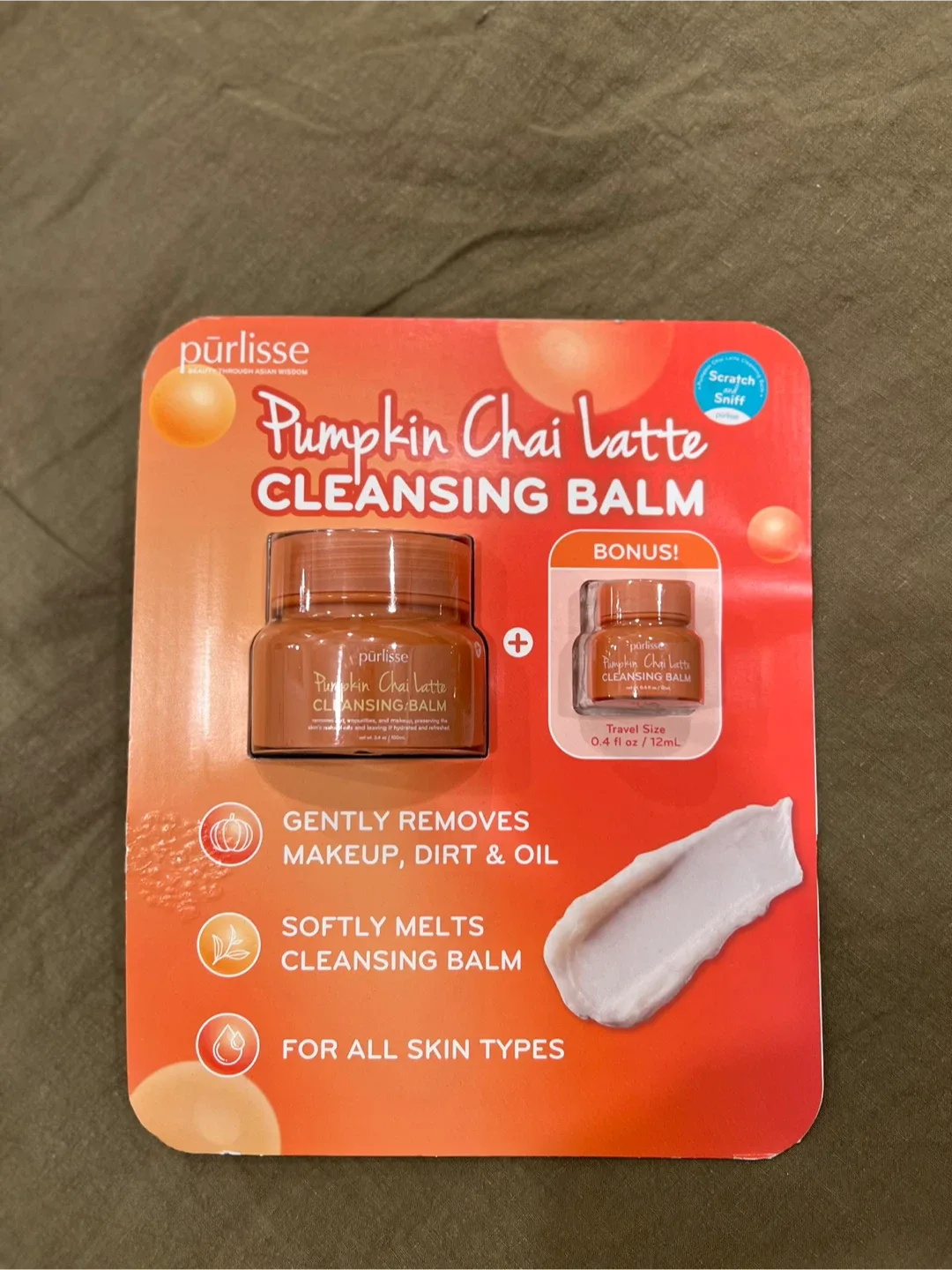 Purlisse Pumpkin Chai Latte Cleansing Balm