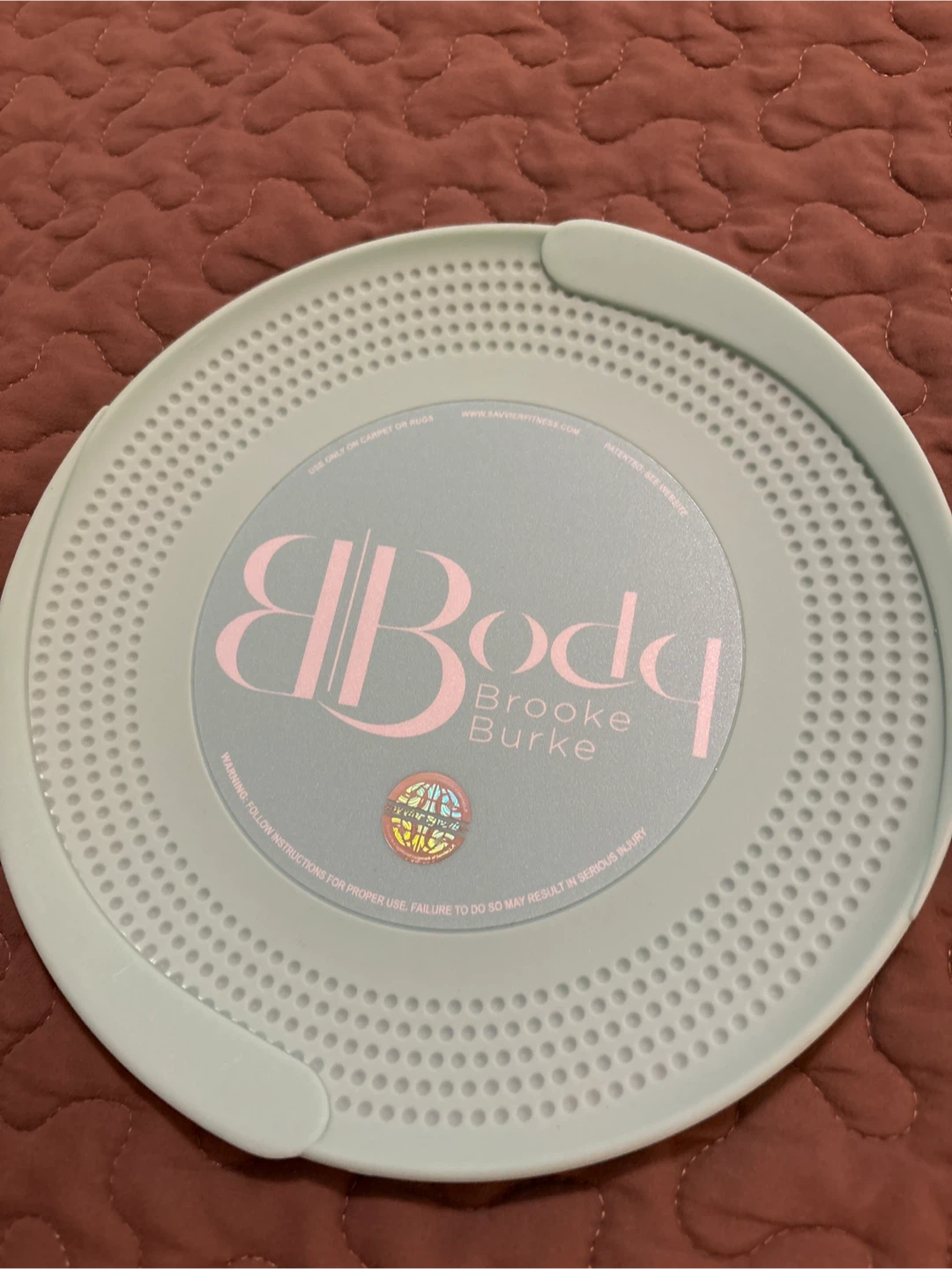 Brooke Burke Body Workout Exercise Sliders Turquoise - photo 2