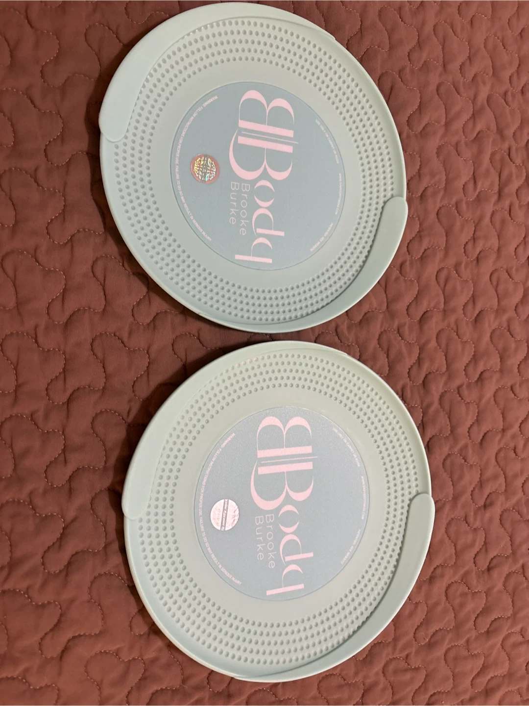 Brooke Burke Body Workout Exercise Sliders Turquoise