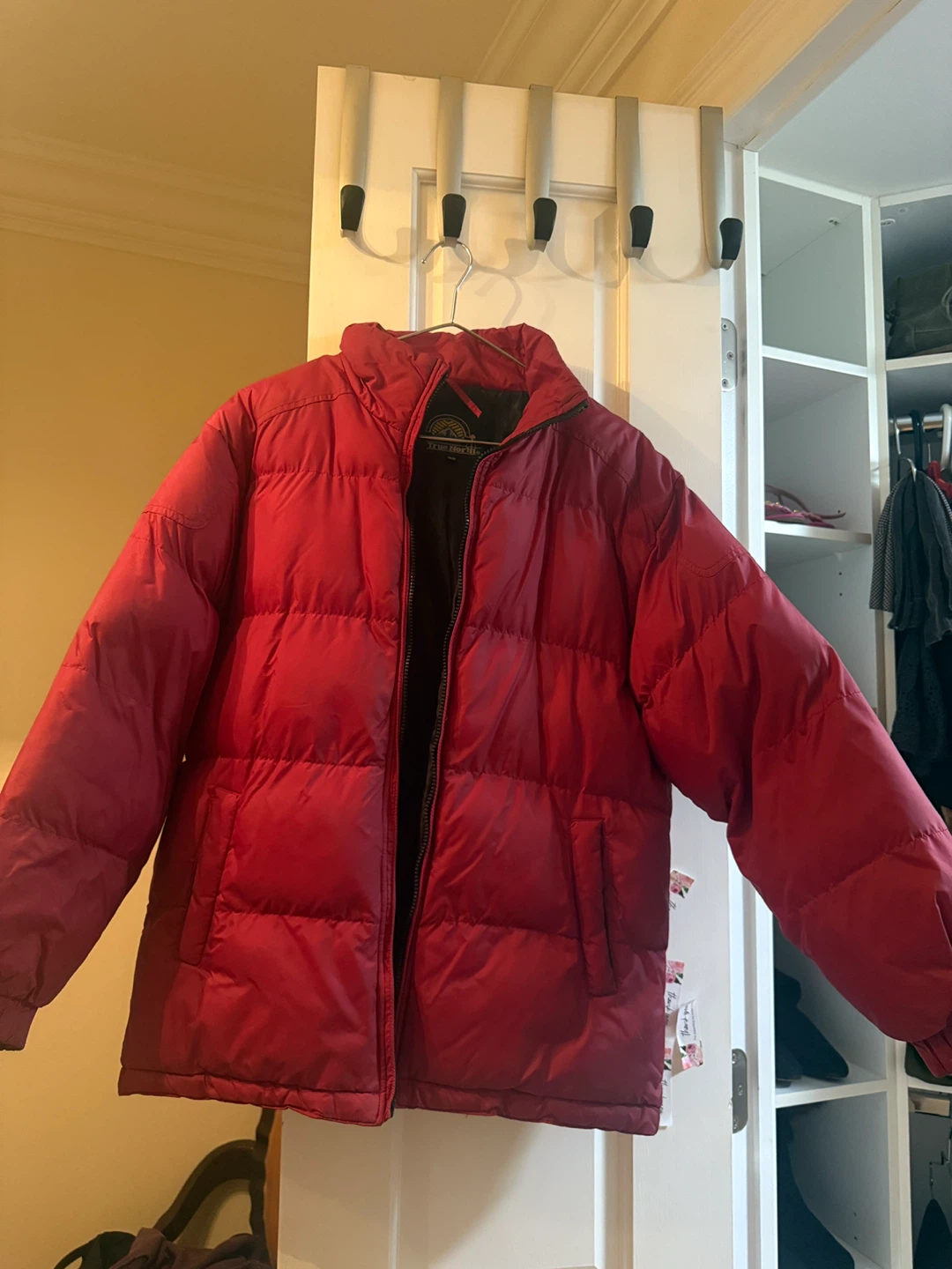 True North Red Puffer Jacket