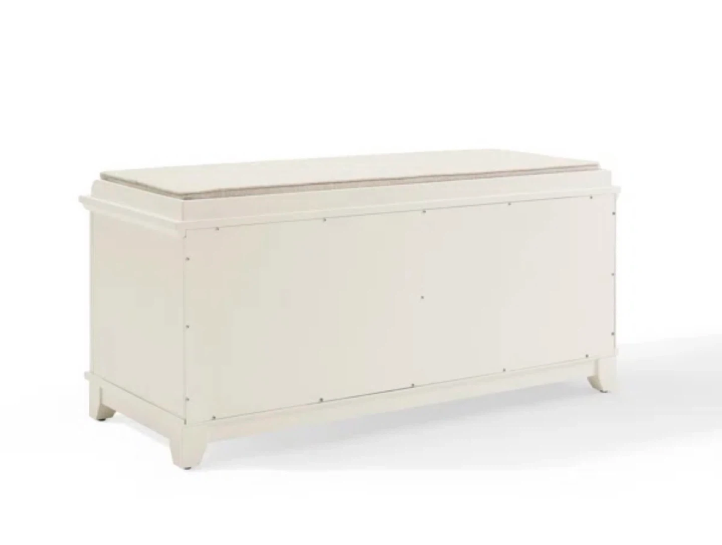 Entryway Storage Bench - White - photo 5