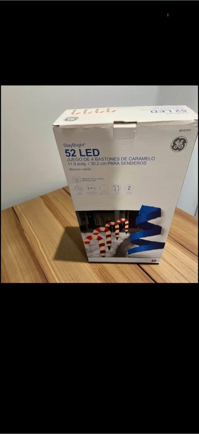 StayBright 52 LED Candy Cane Pathway Set