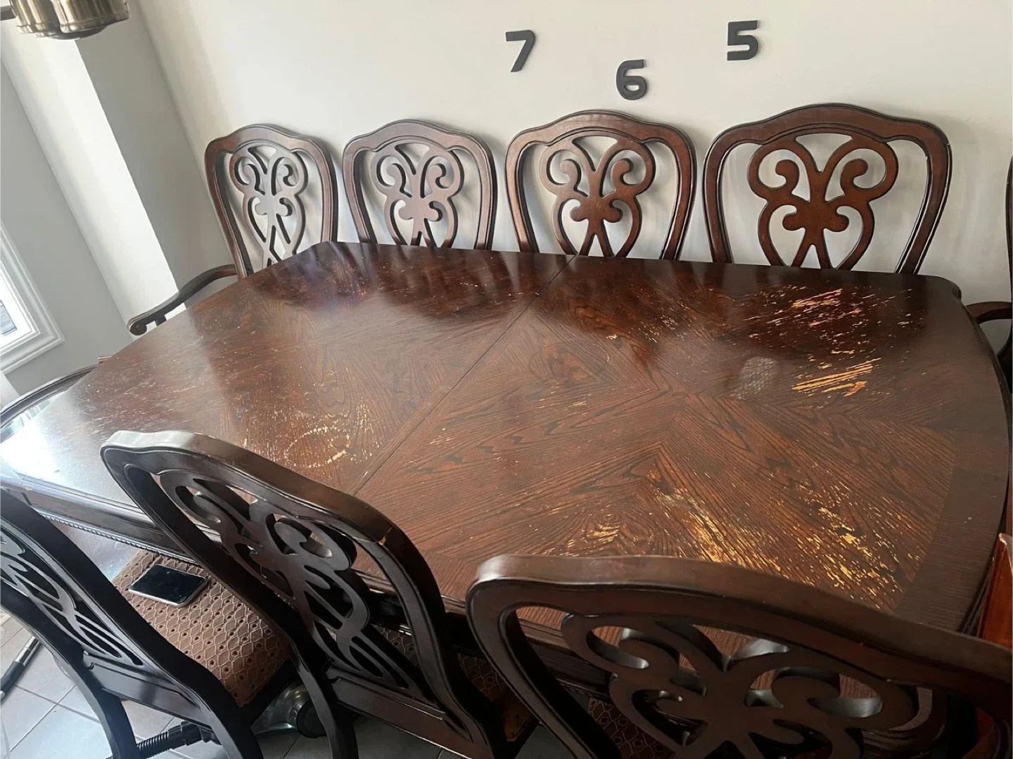 Wooden Dining Table Set image indicator(2)