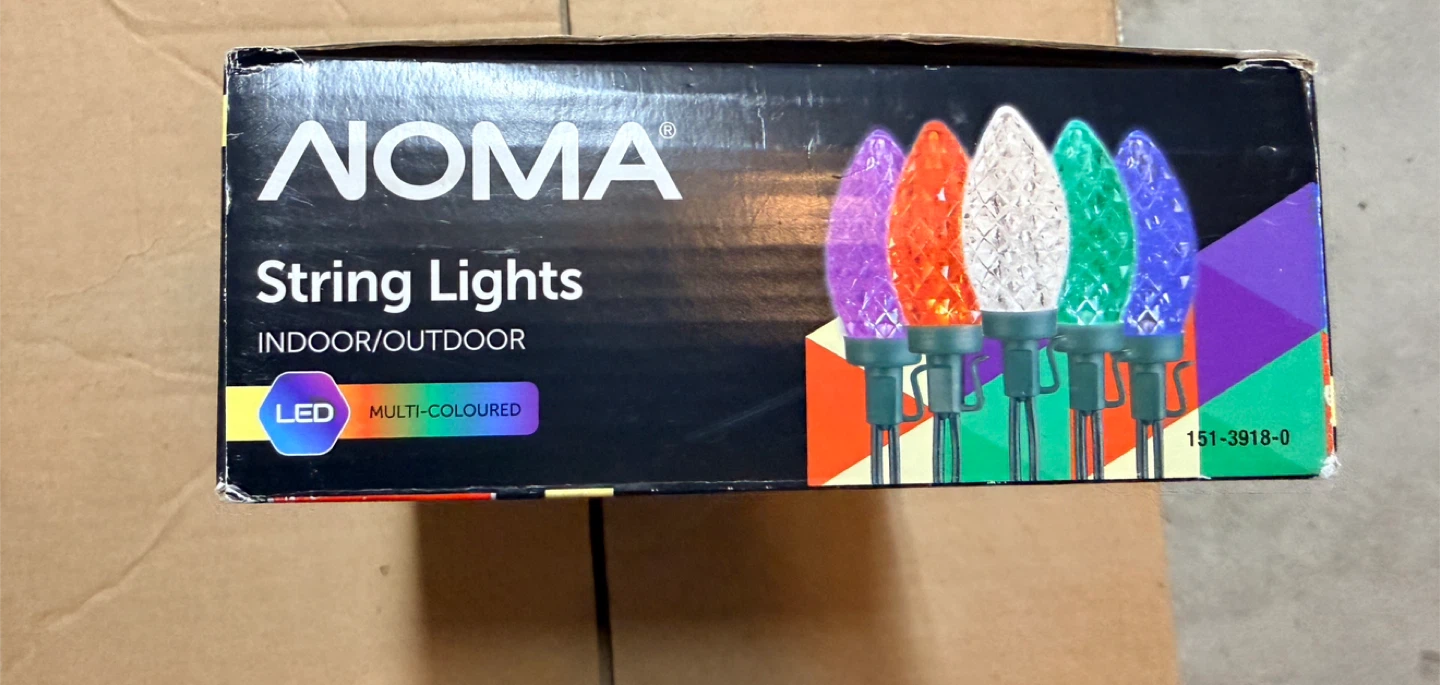 NOMA LED Multi-Coloured String Lights - 16' 7" - photo 4