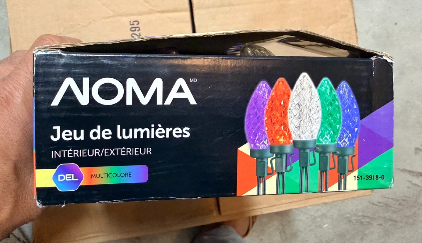 NOMA LED Multi-Coloured String Lights - 16' 7" - photo 3