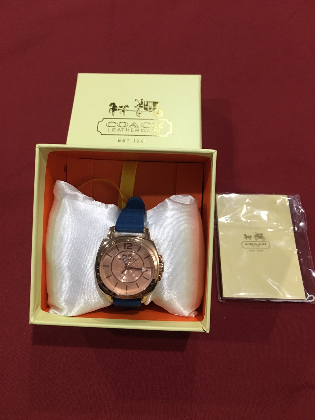 Coach Women's Watch - Rose Gold & Blue - photo 2