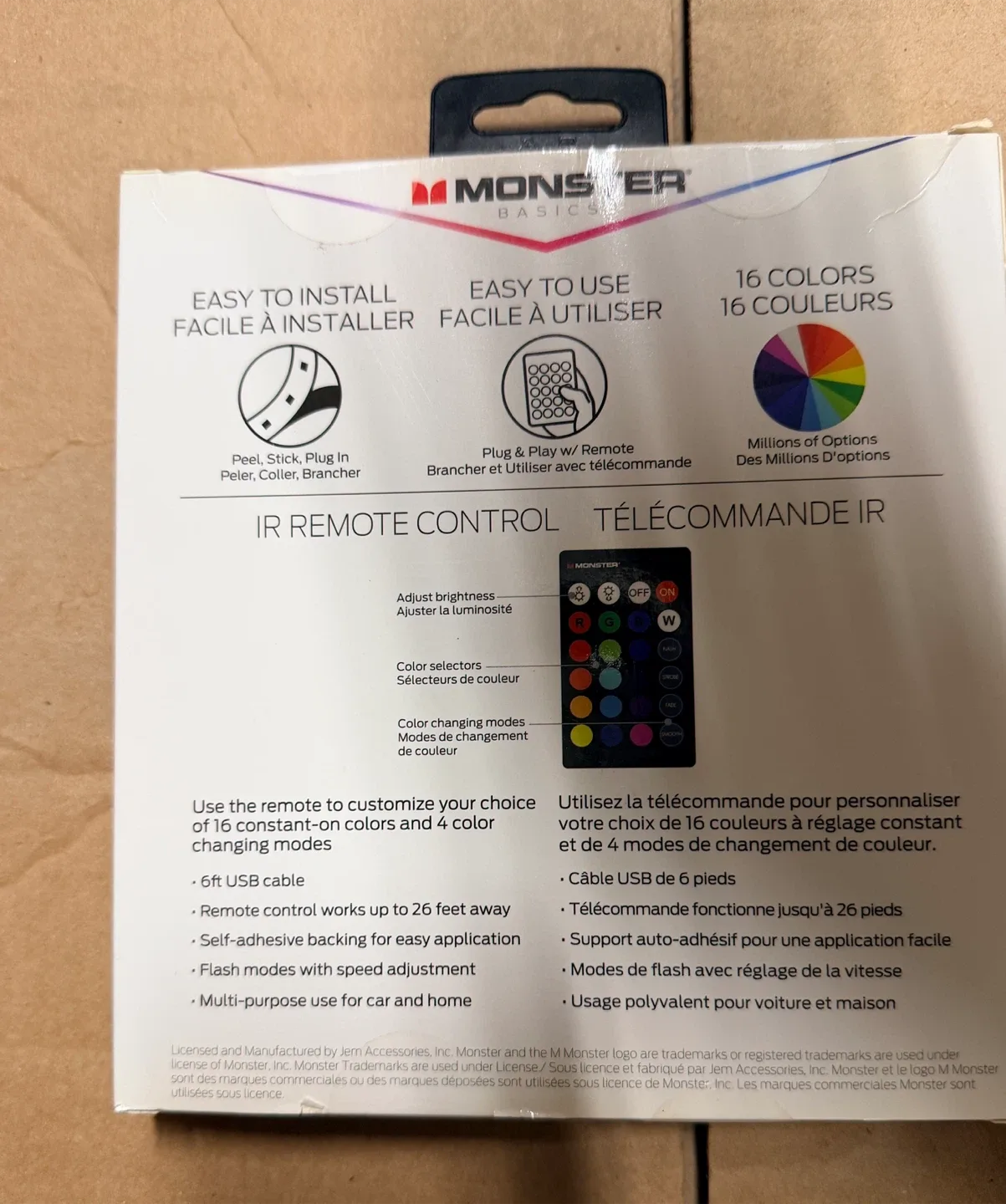 [New in box] Monster LED Light Strip-6.5 ft image indicator(4)