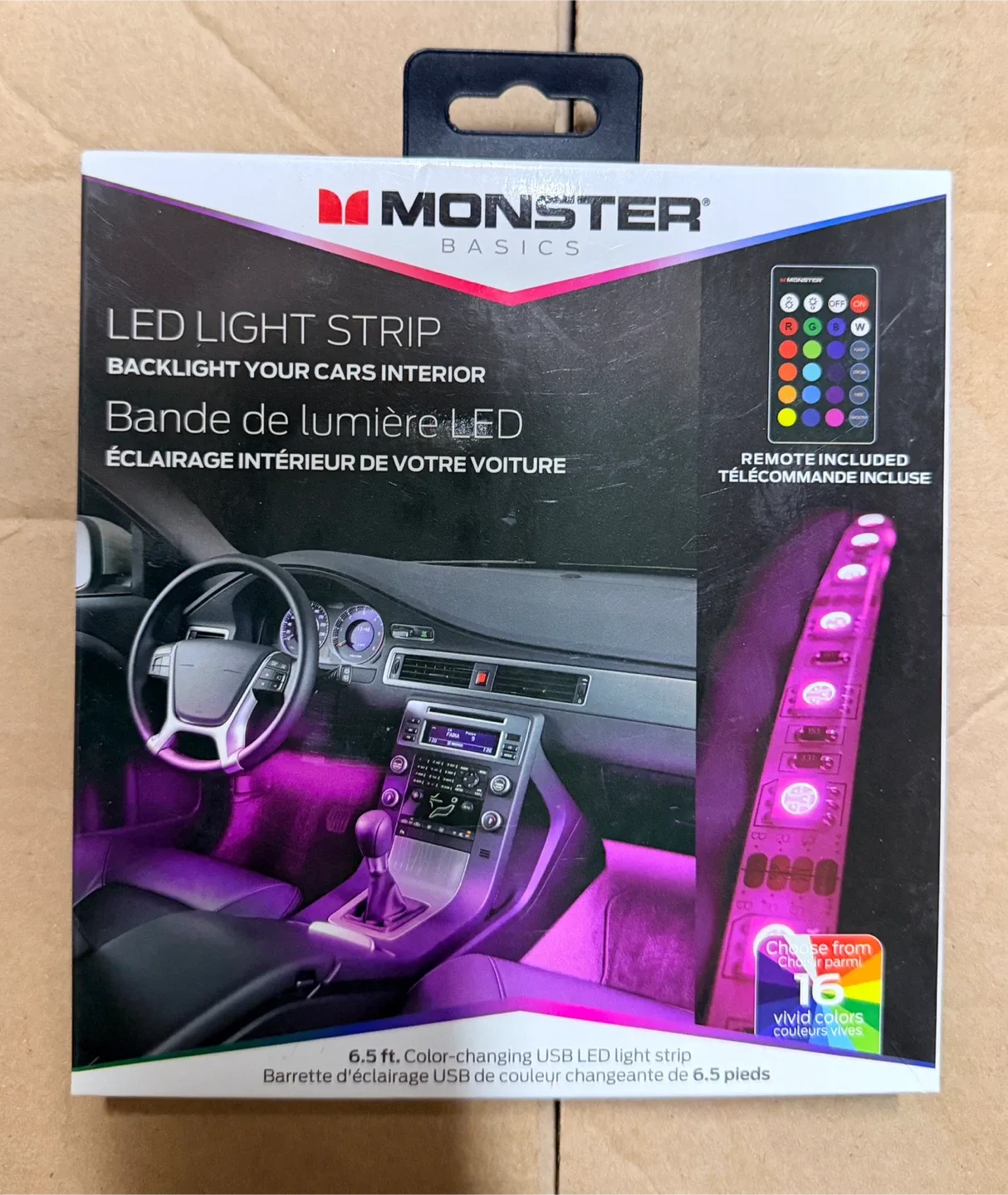 [New in box] Monster LED Light Strip-6.5 ft