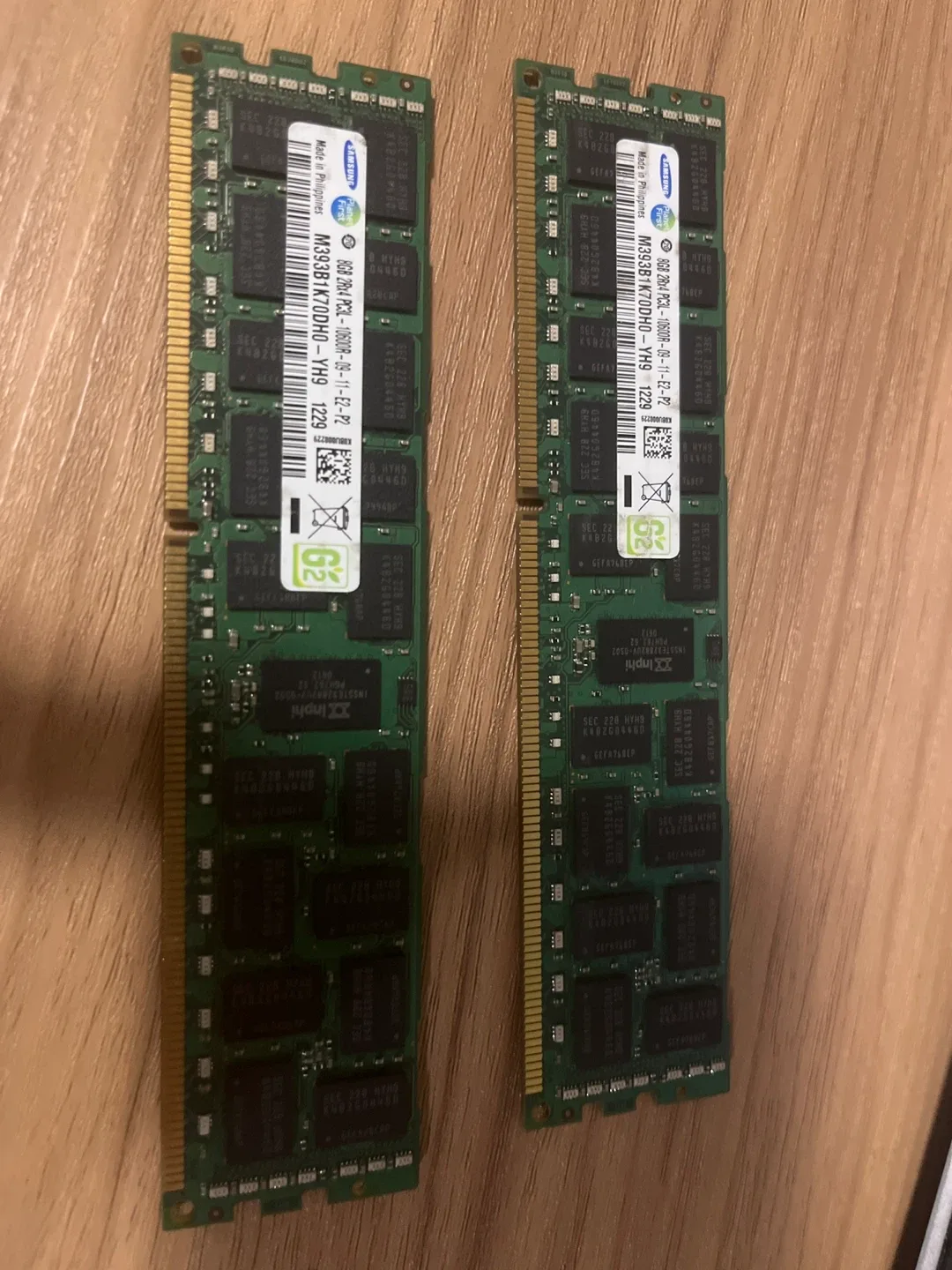 Samsung 2x4GB DDR3 PC3-10600U RAM 🥕 image indicator(2)