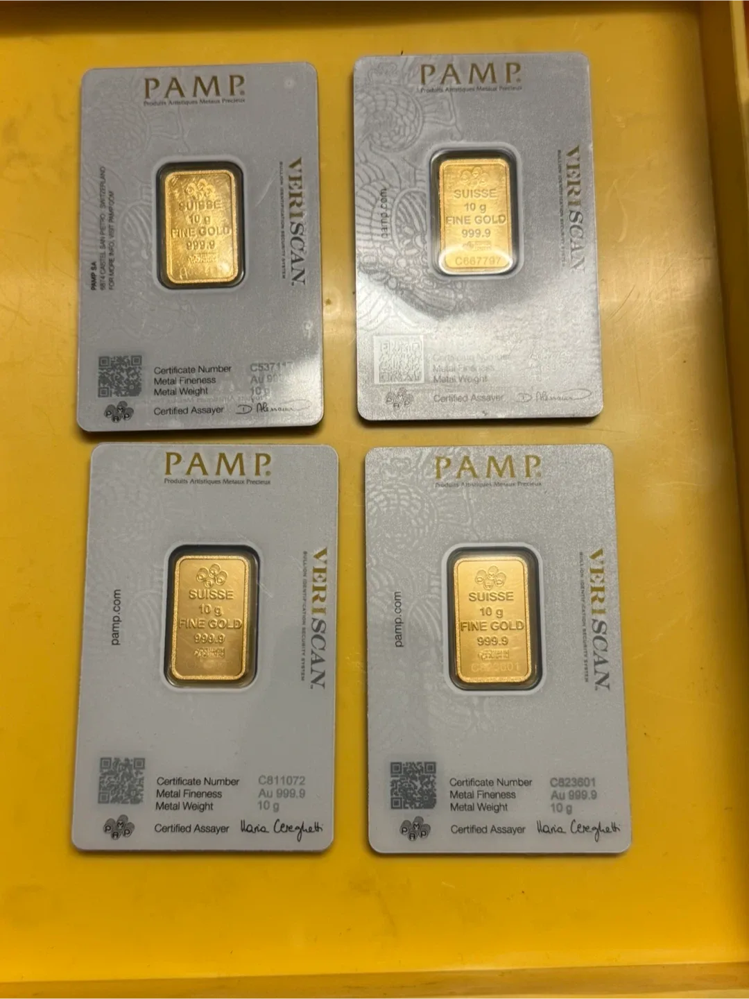 PAMP Suisse 10g Fine Gold Bar image indicator(3)