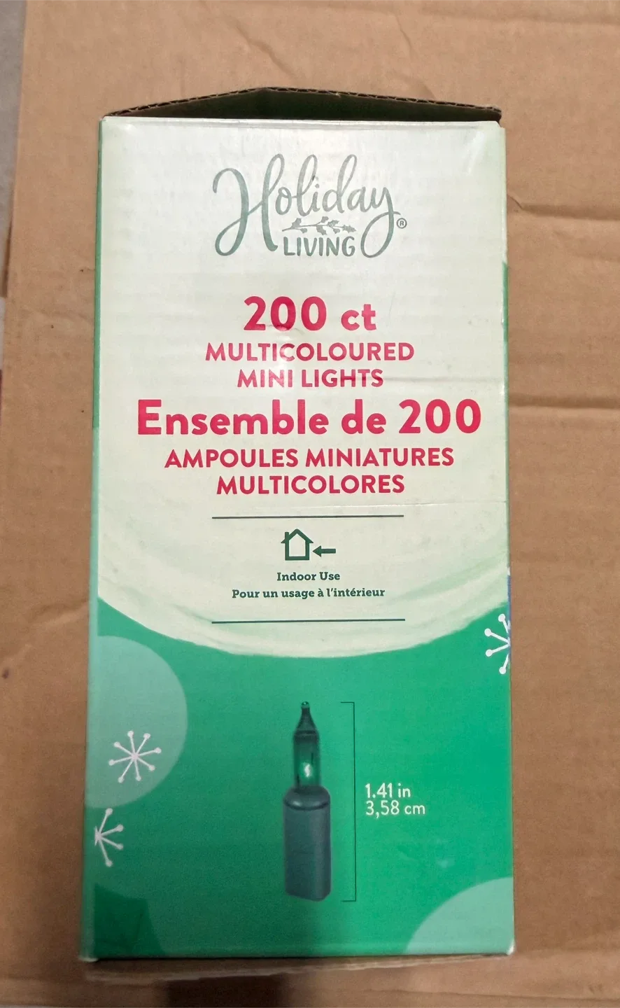 Christmas Lights-Holiday Living 200 ct Multicoloured Mini Lights image indicator(2)