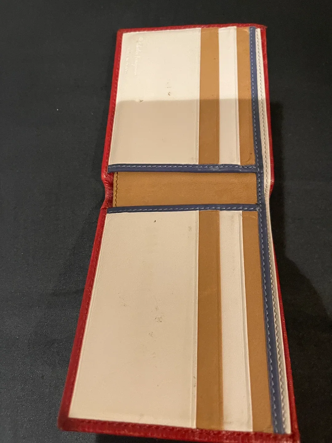 Salvatore Ferragamo Red Leather Wallet image indicator(3)