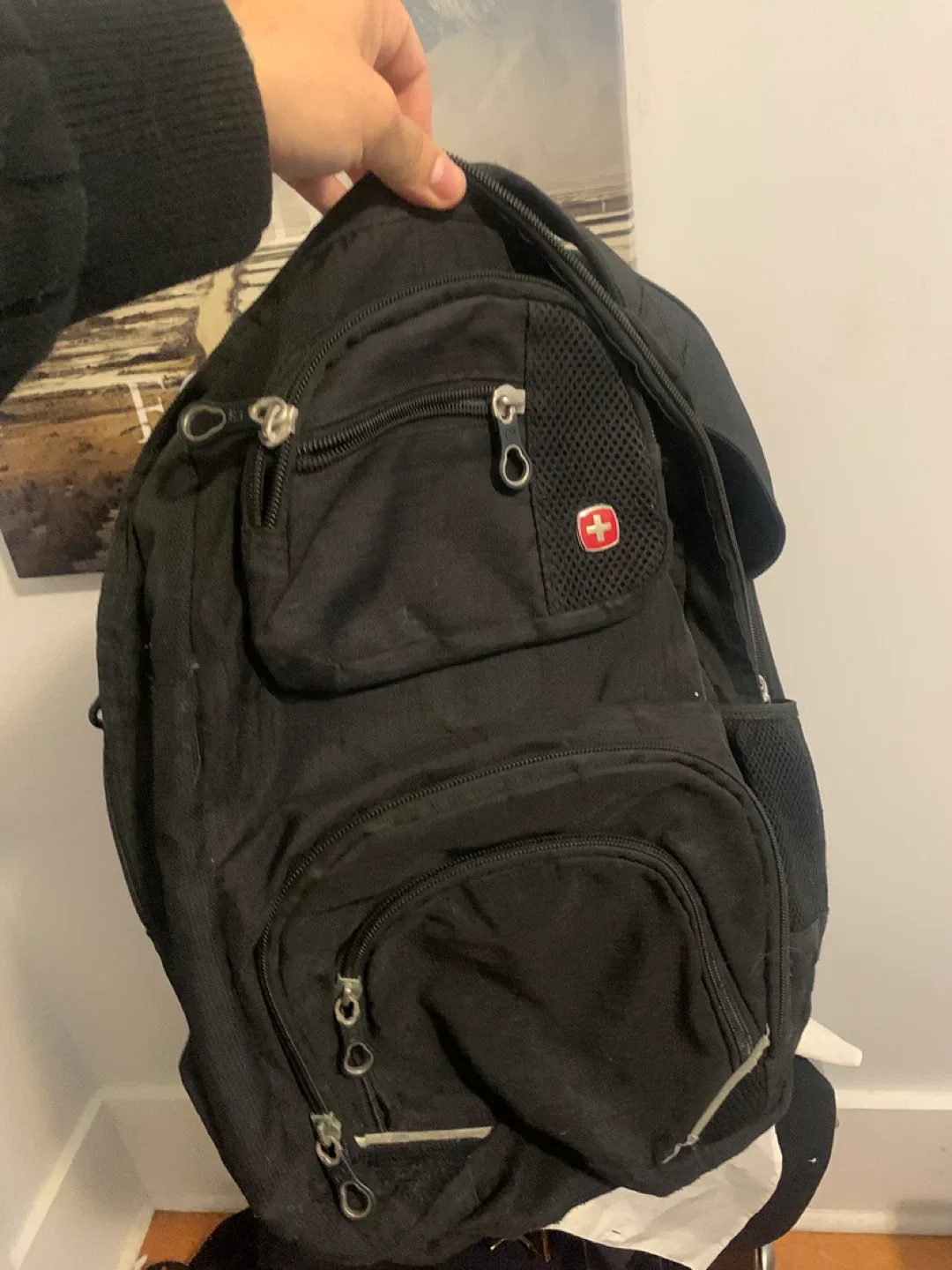 SwissGear Black Backpack thumbnail