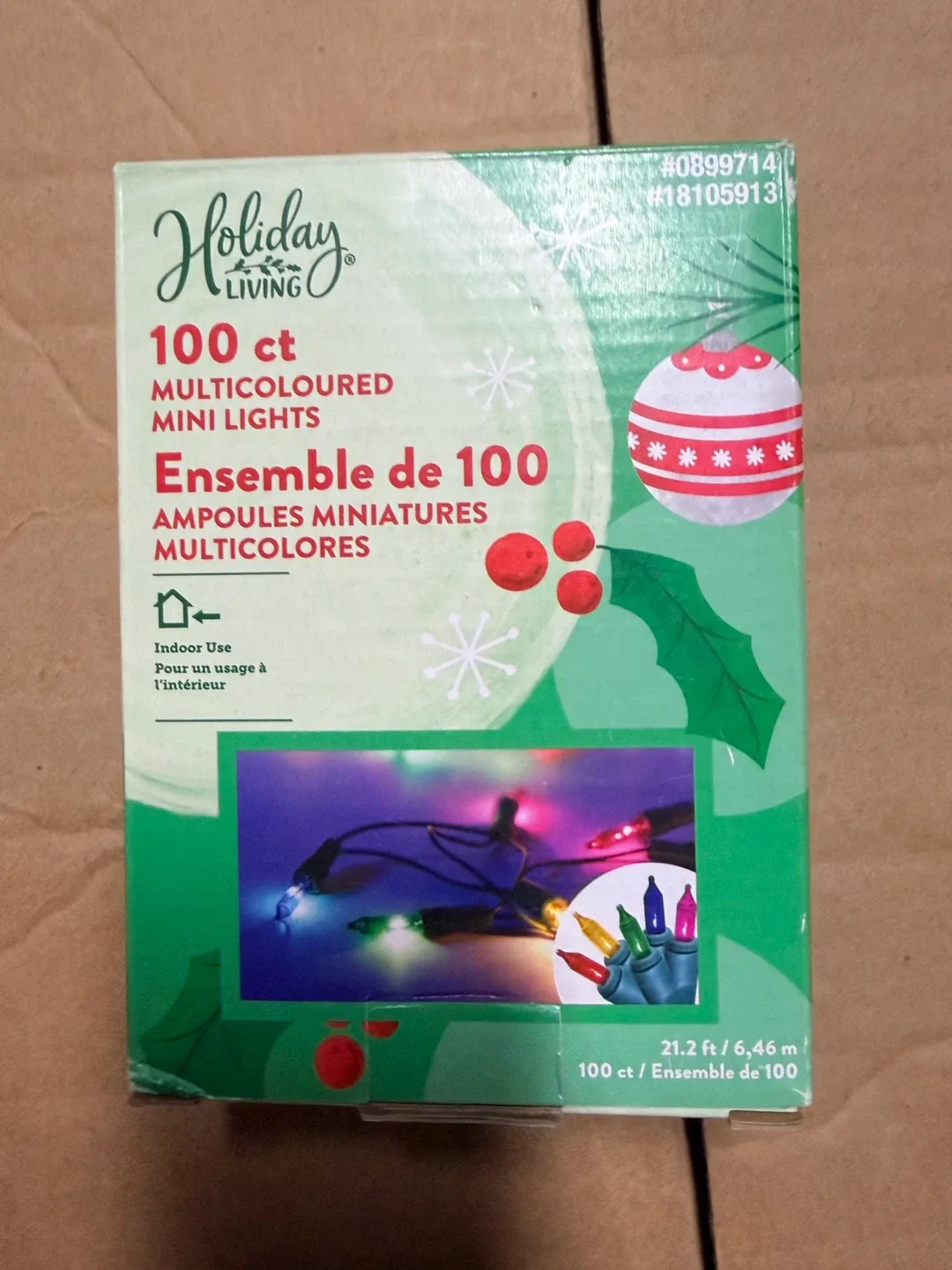 Holiday Living 100 ct Multicoloured Mini Lights-4units image indicator(2)