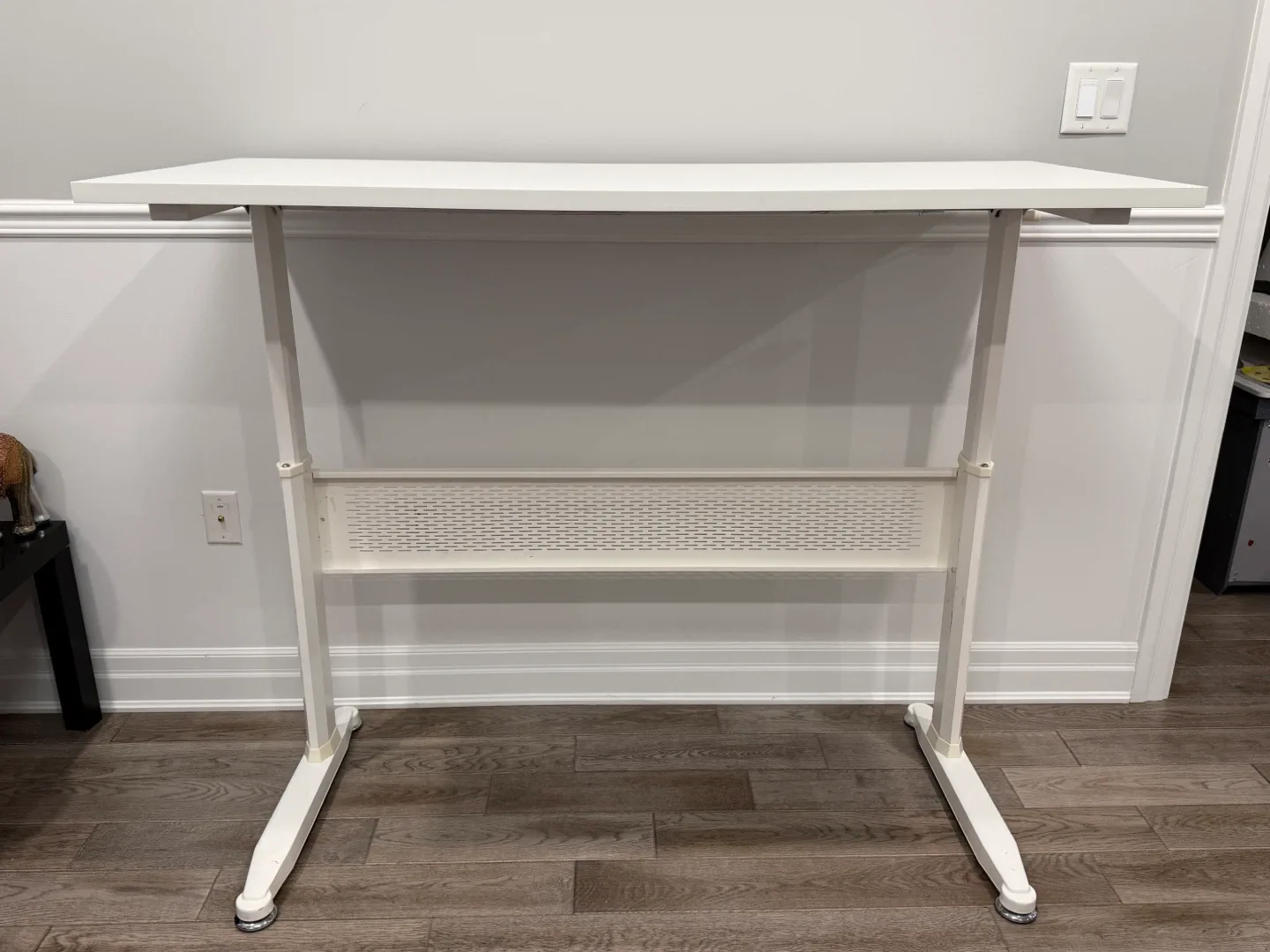 Adjustable Height work Desk+ IKEA Chair image indicator(2)