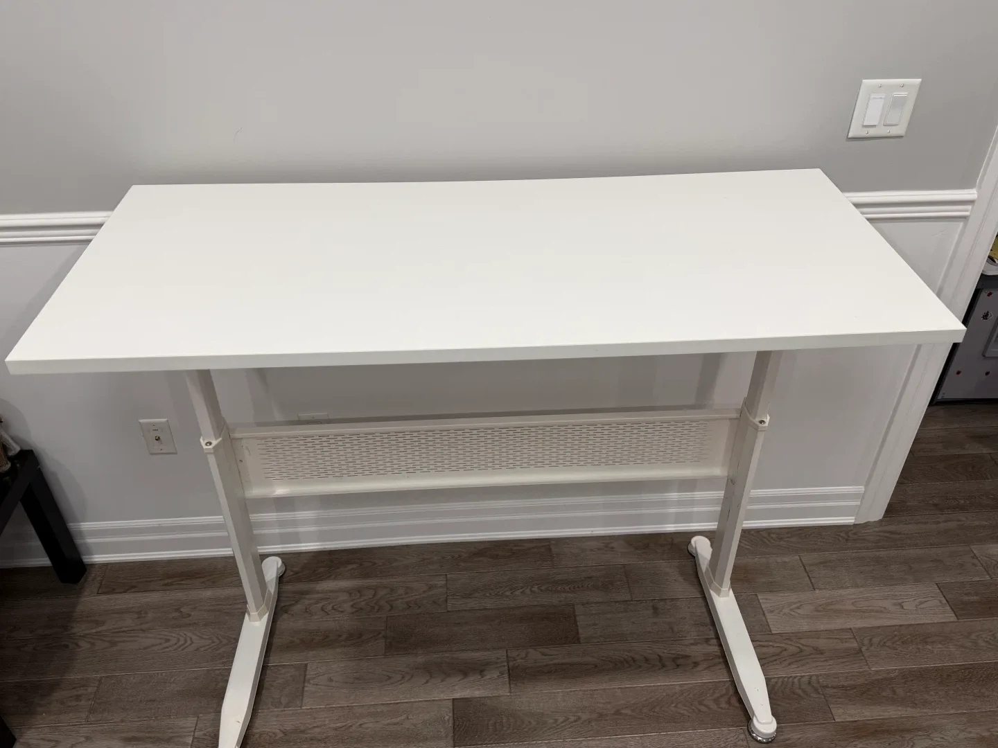 Adjustable Height work Desk+ IKEA Chair image indicator(3)