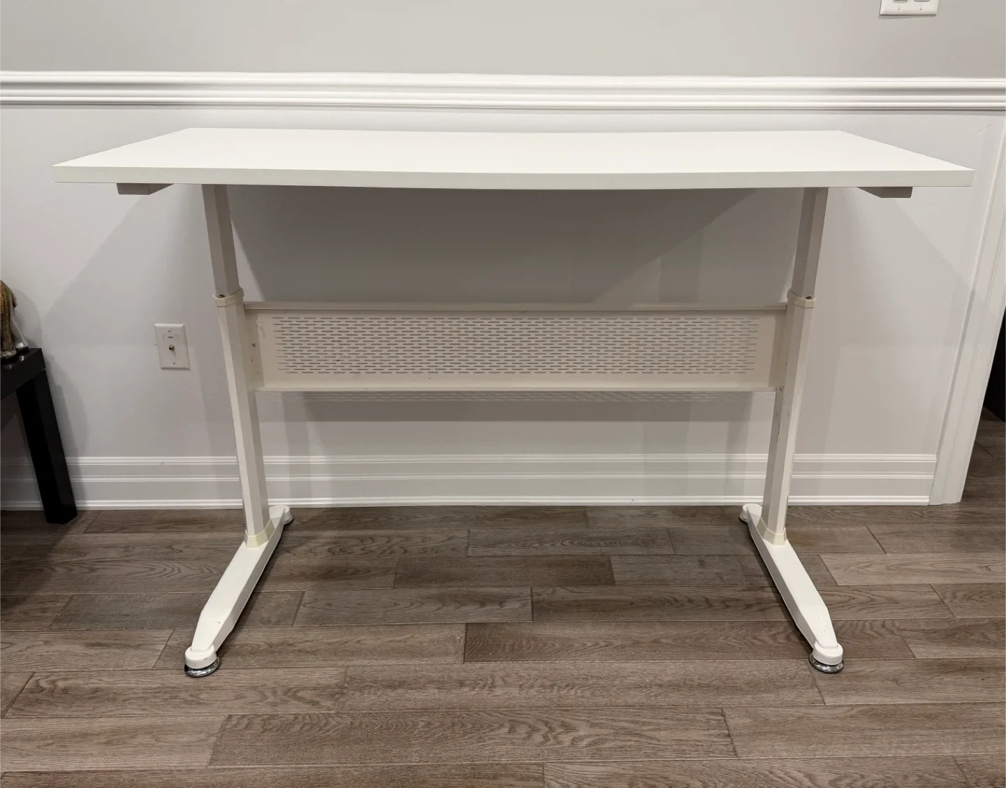 Adjustable Height work Desk+ IKEA Chair image indicator(5)