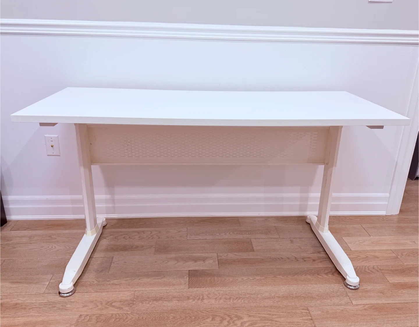 Adjustable Height work Desk+ IKEA Chair