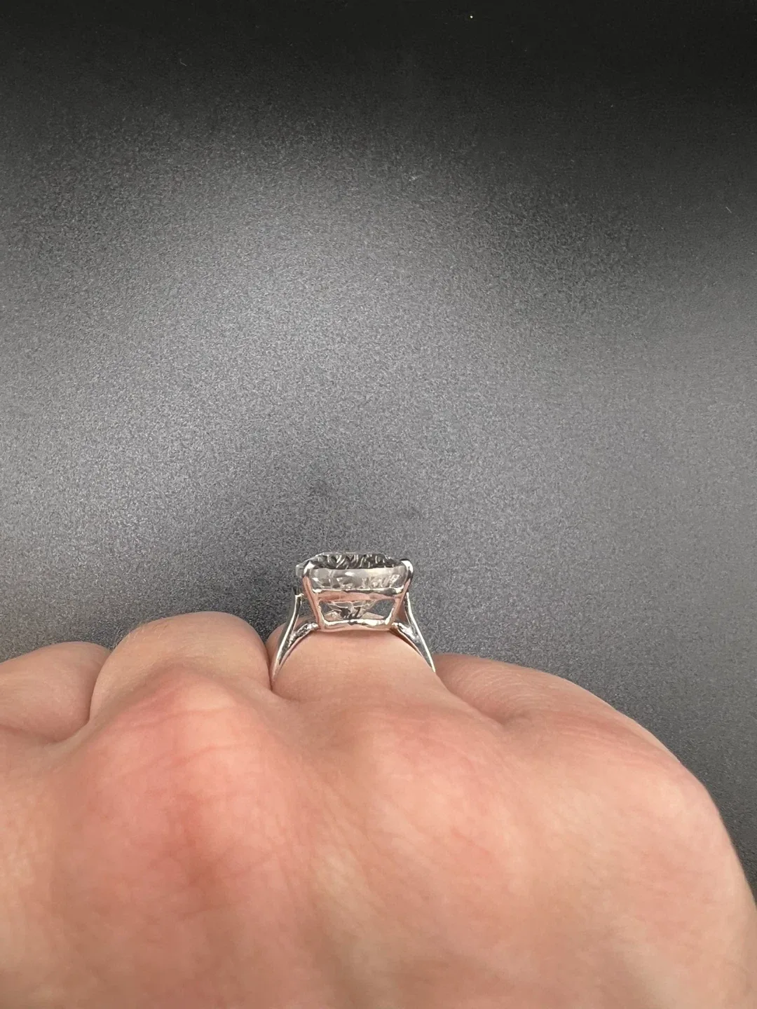 Silver Ring with White Topaz image indicator(2)