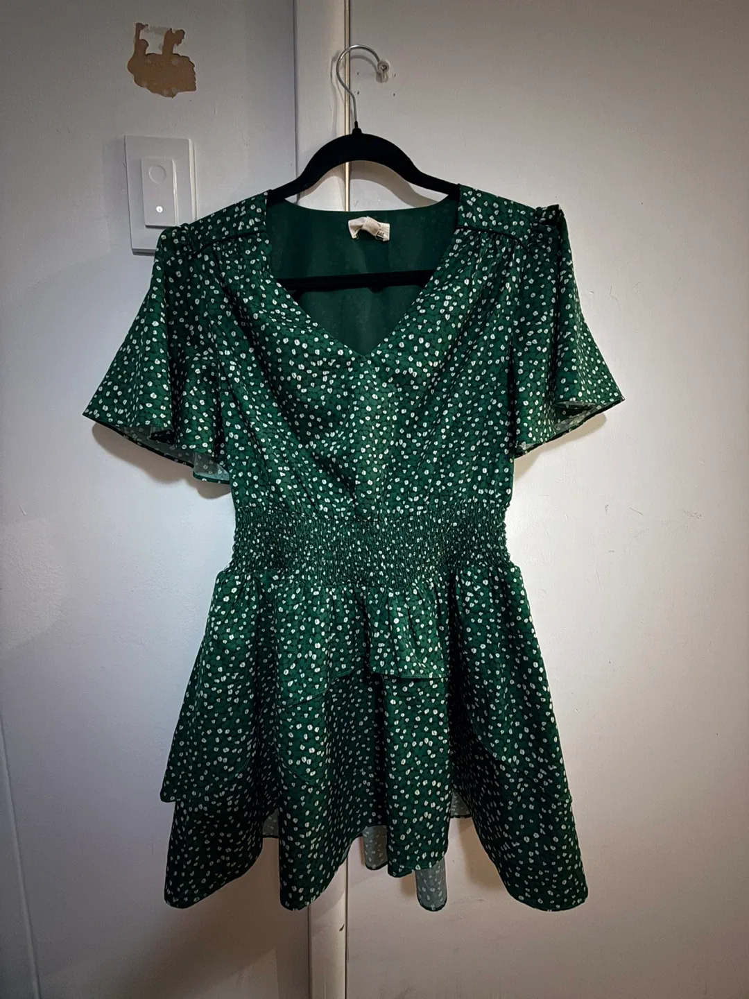 The Korner Green Floral Dress - Size S