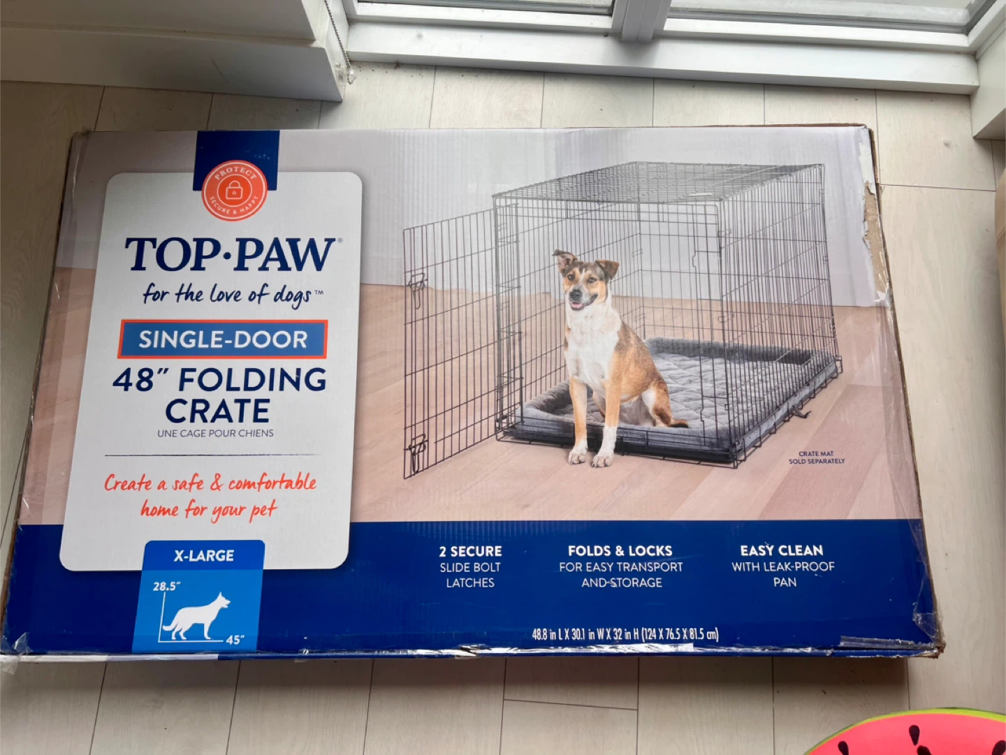 Top Paw 48" Folding Dog Crate - X-Large