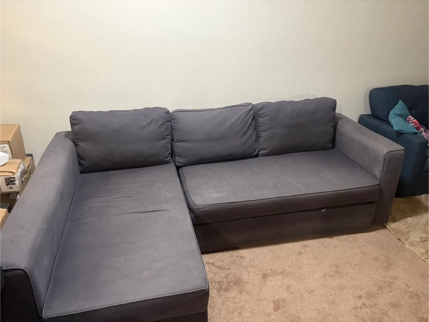 IKEA Friheten Sleeper Sofa - Grey image indicator(2)