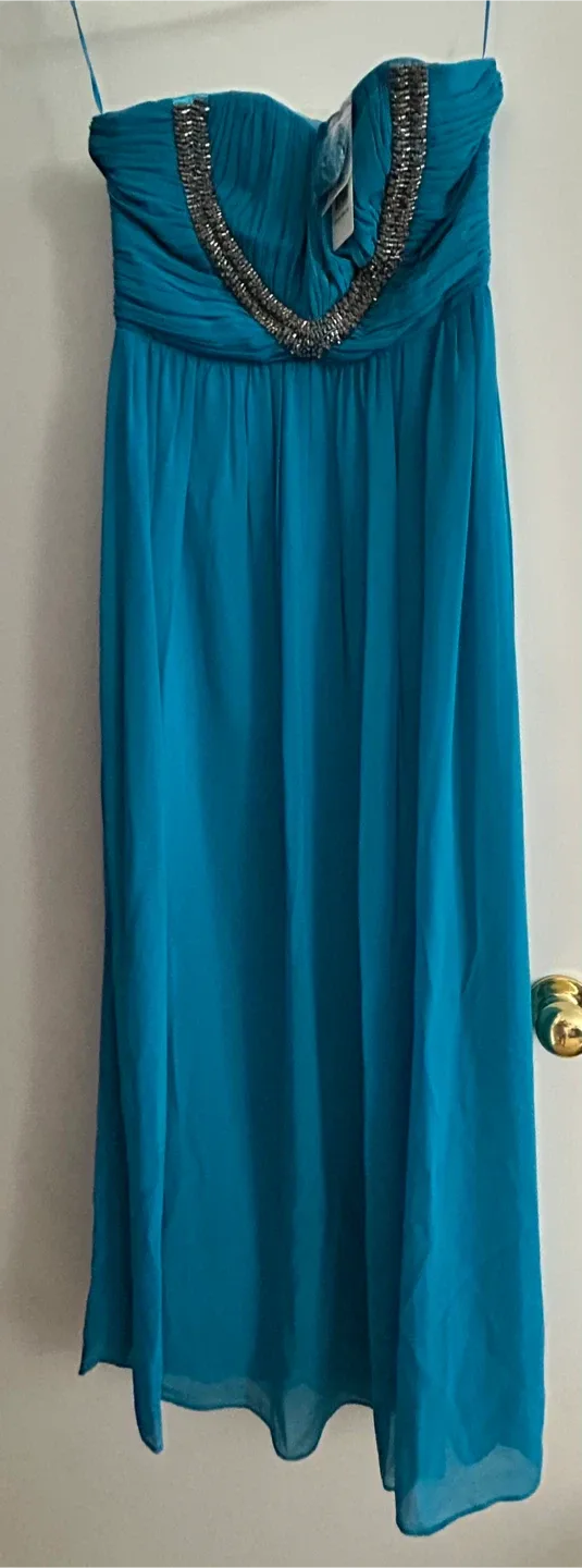 Jane Norman London Teal Maxi Dress image indicator(2)