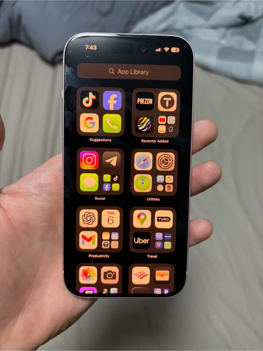 Apple iPhone 15 Pink 256GB sim slot 88%✅