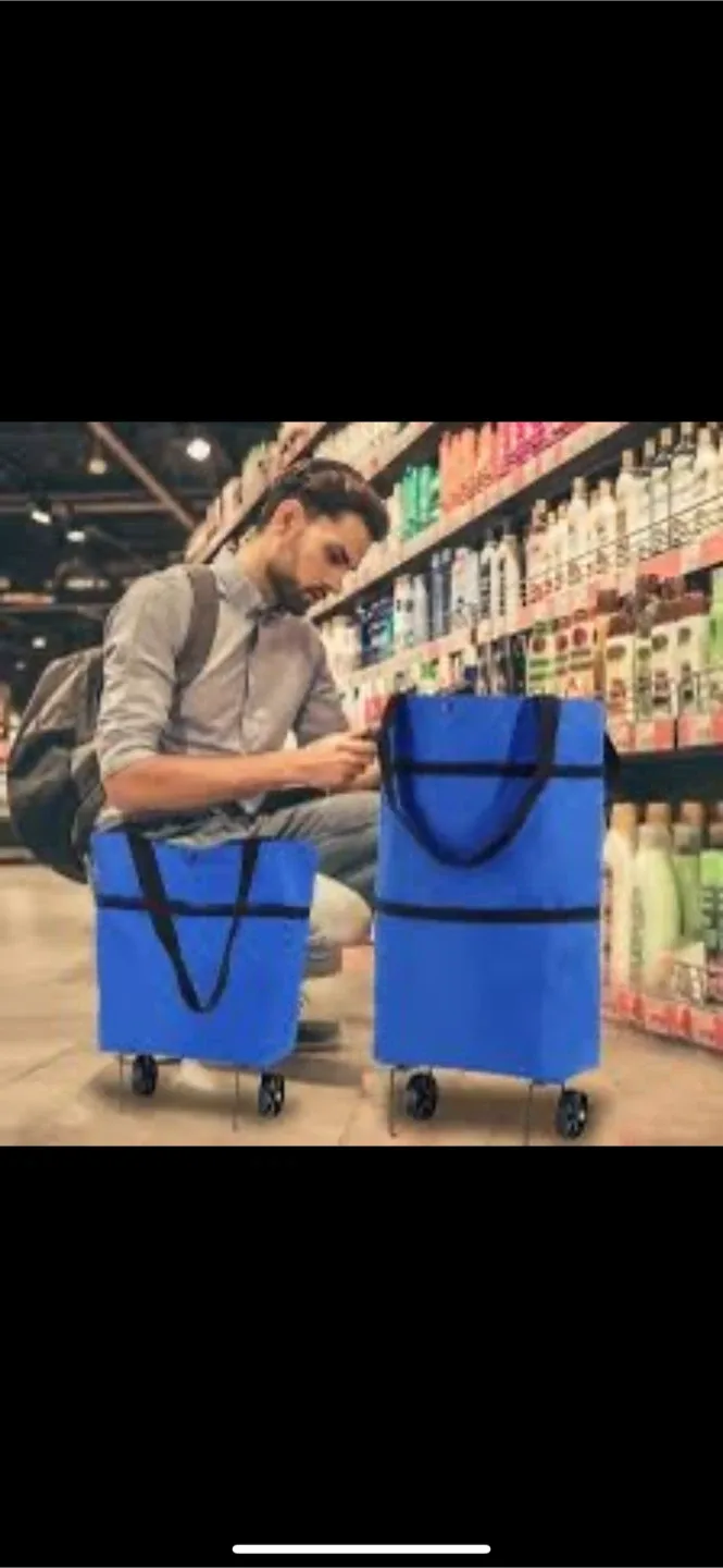 Grocery/Shopping Bag with Wheels image indicator(9)