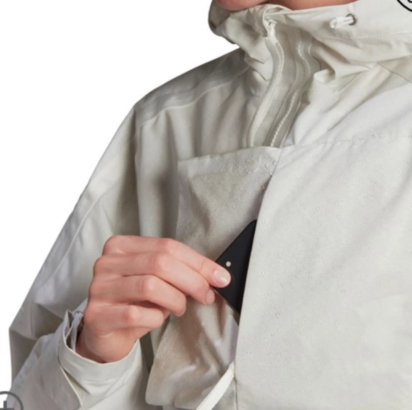 Adidas Terrex M Jacket - Off White image indicator(2)