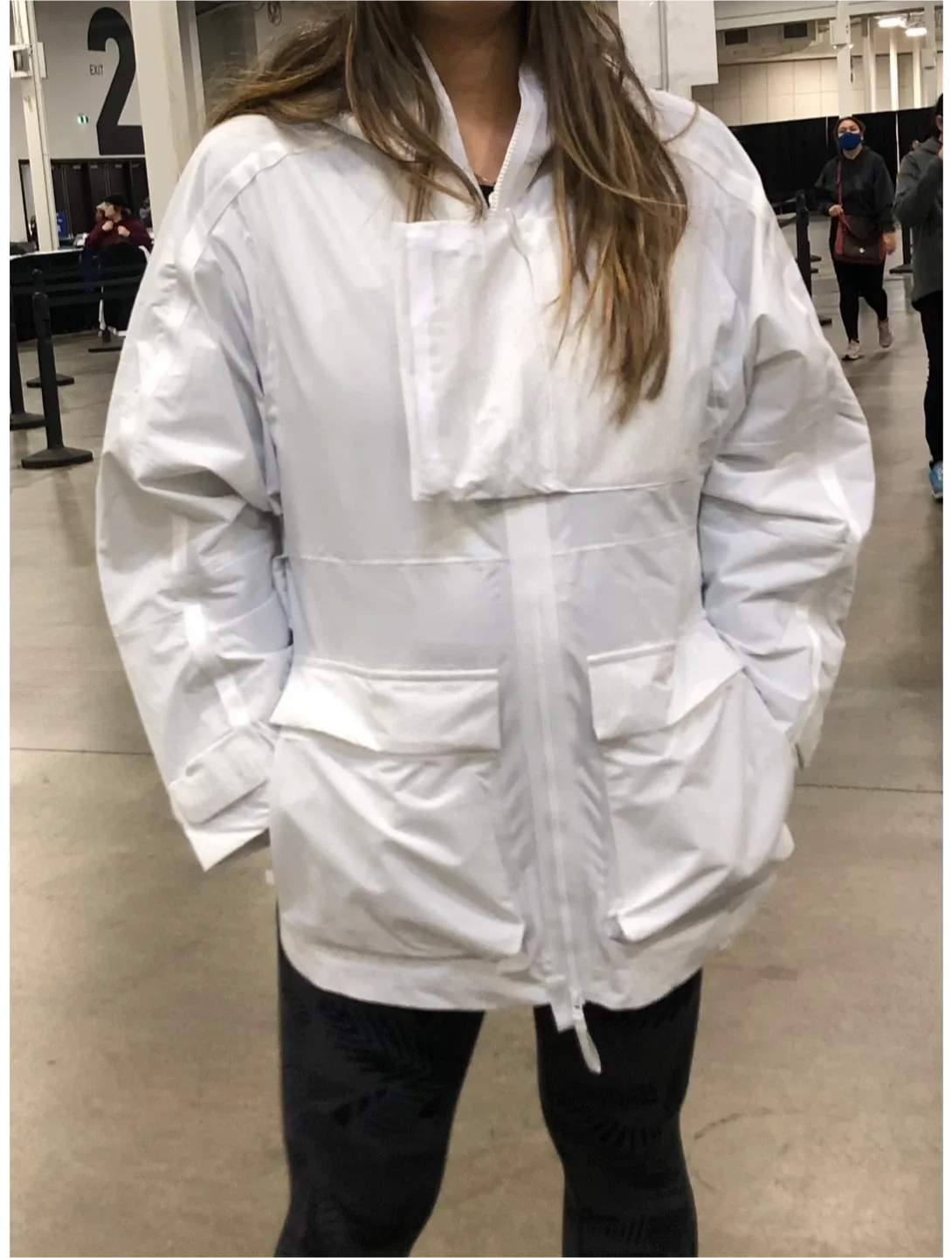 Adidas Terrex M Jacket - Off White image indicator(7)