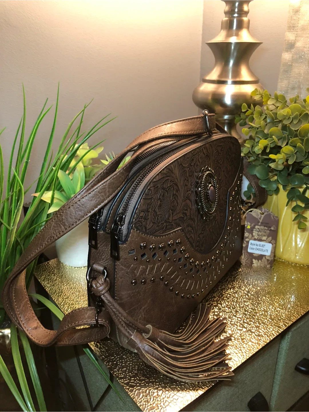 Style No. GL6327 Color Chocolate Purse image indicator(4)