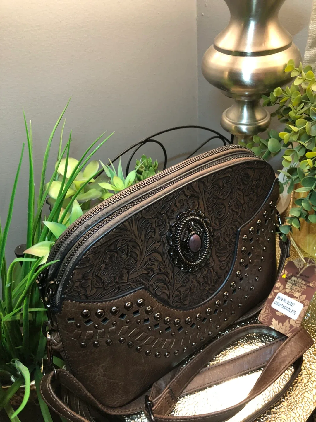 Style No. GL6327 Color Chocolate Purse image indicator(5)