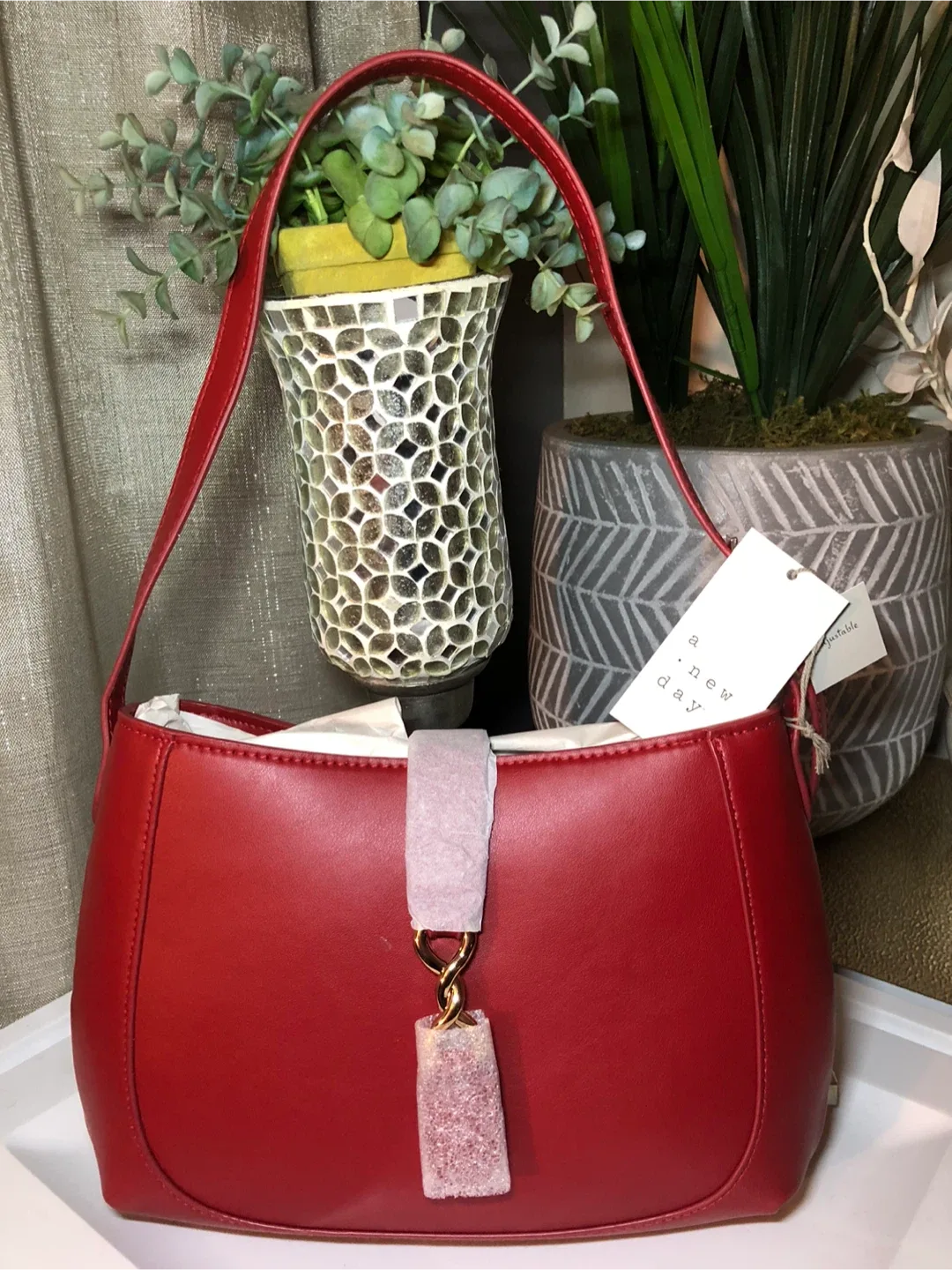 New A New Day Red Shoulder Bag thumbnail
