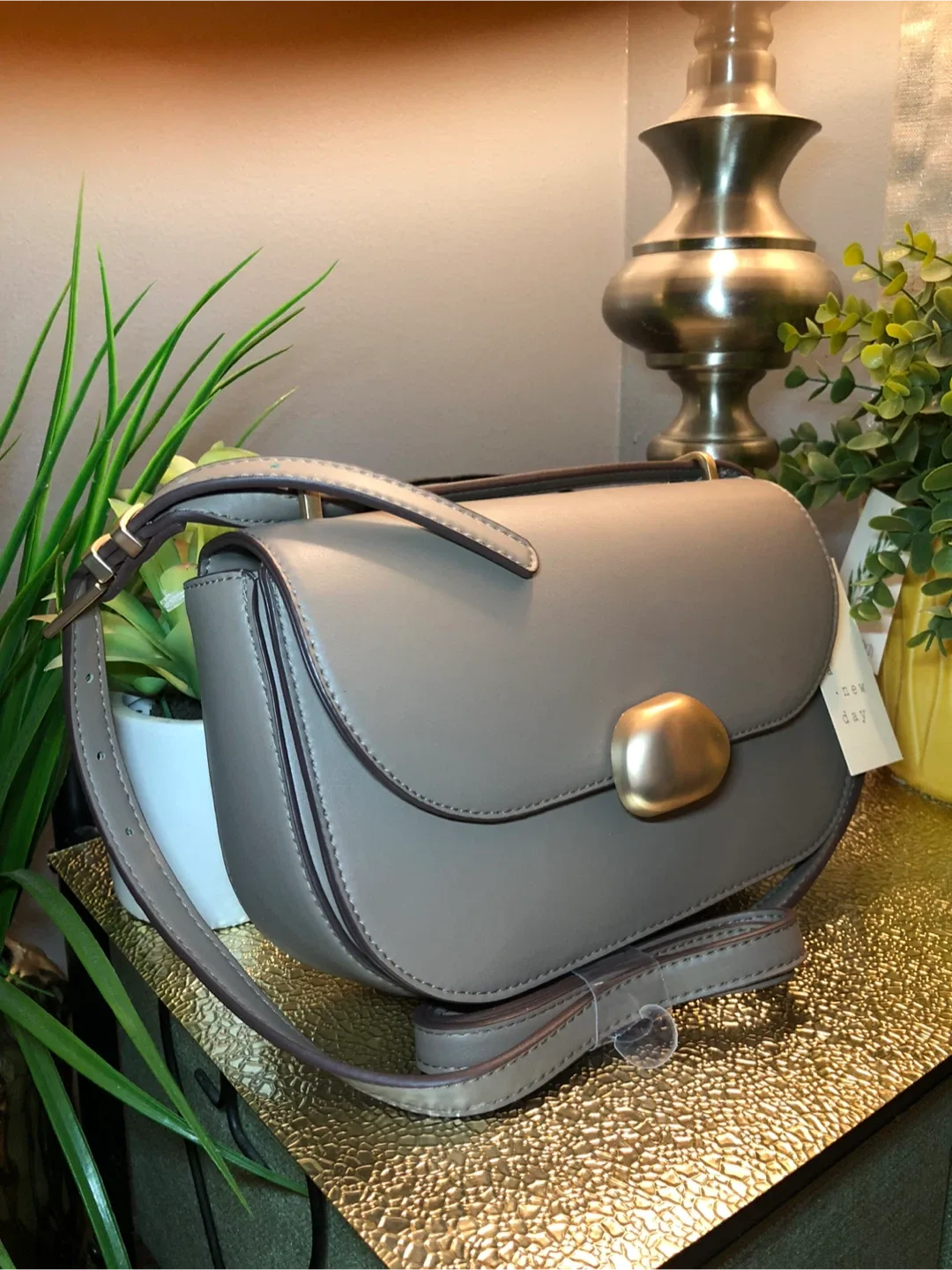 A New Day Taupe Crossbody Bag image indicator(3)