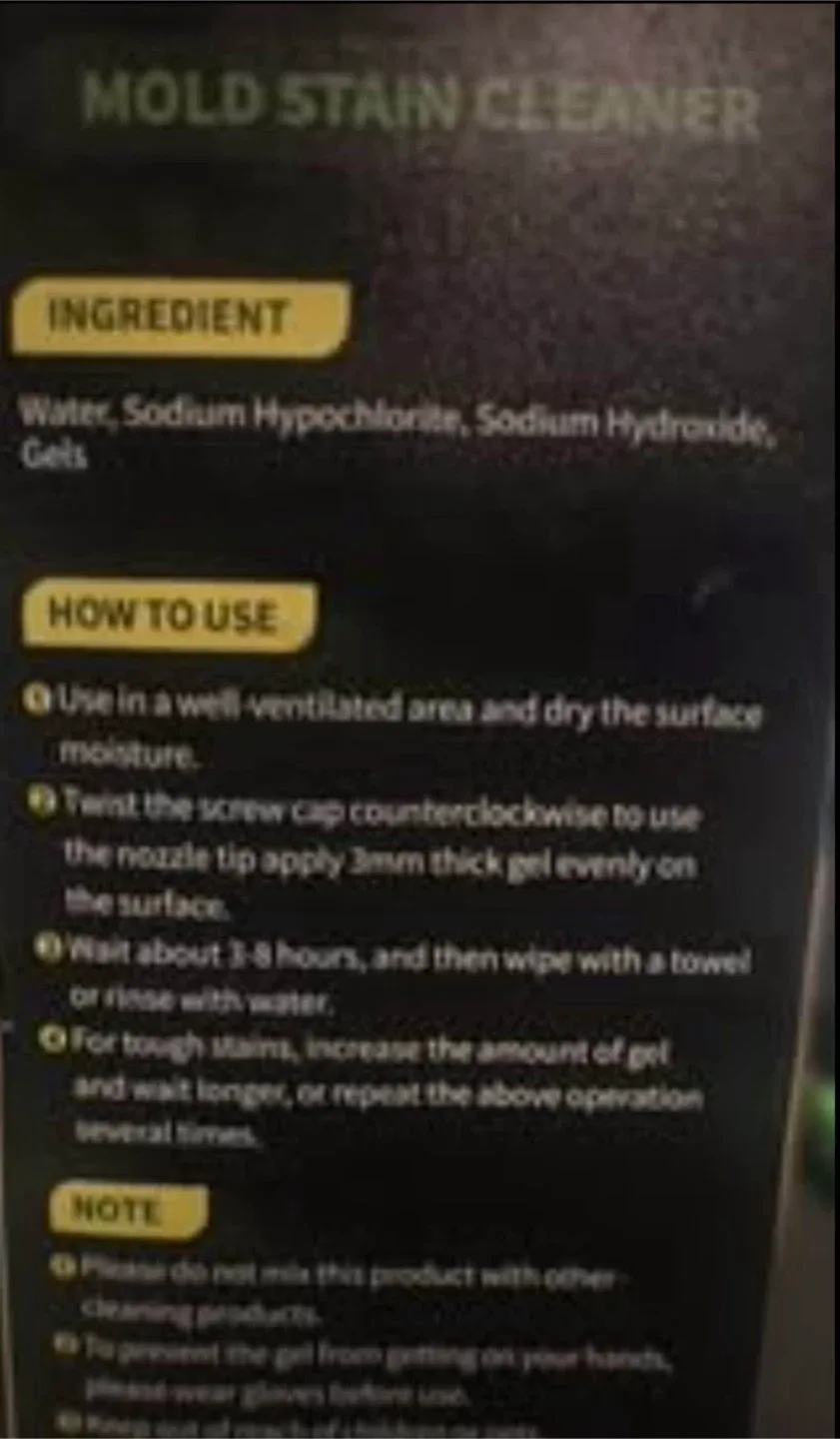 Mold Stain Cleaner Gel image indicator(6)