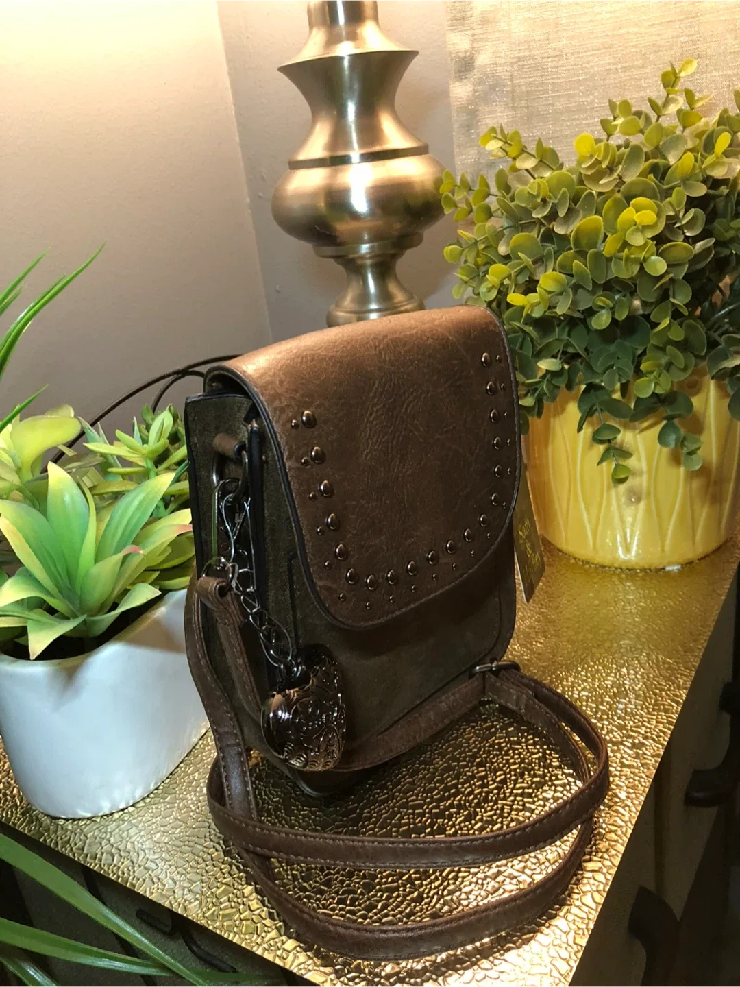 Sam & Lavi Brown Crossbody Bag image indicator(4)