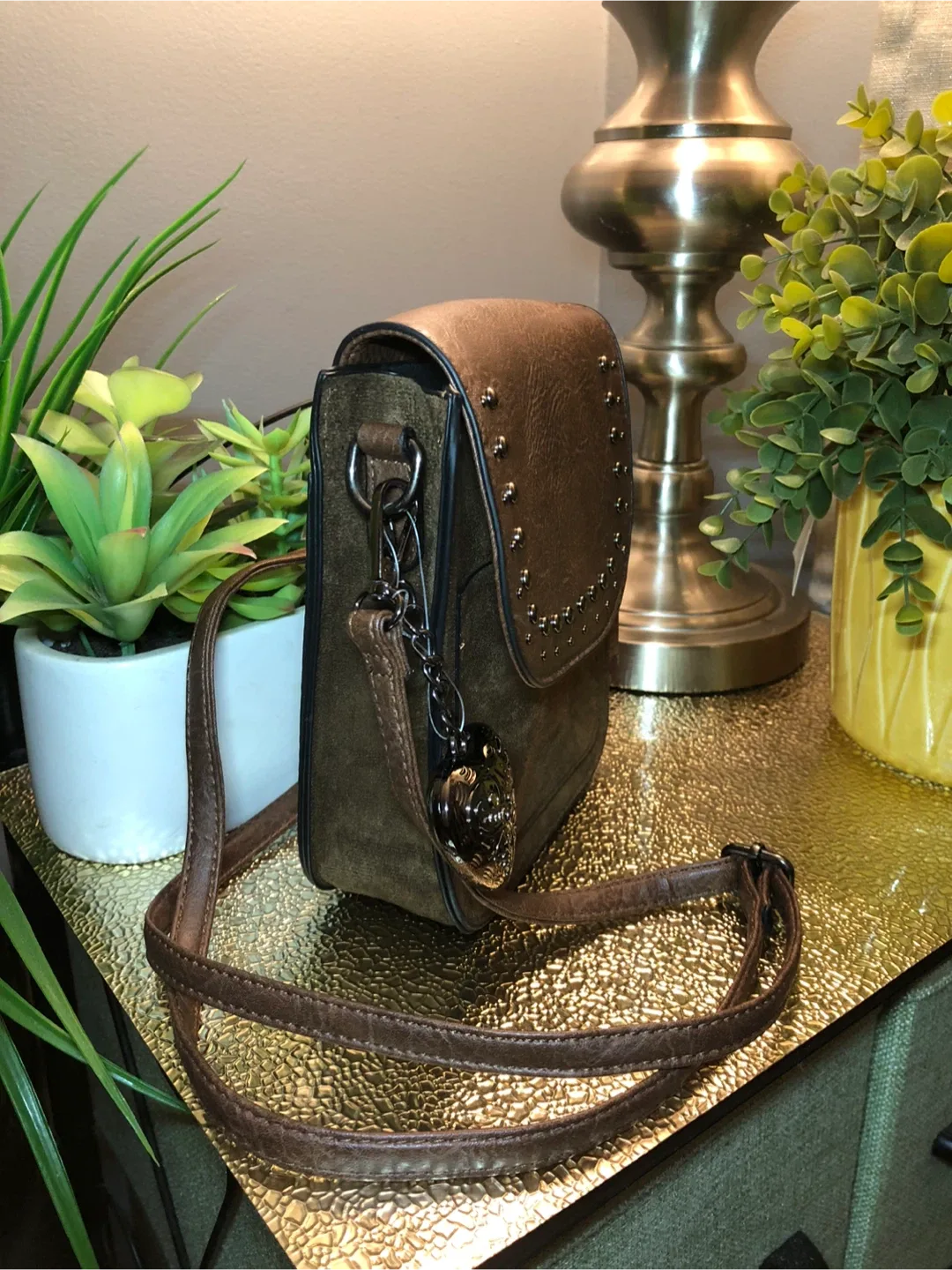 Sam & Lavi Brown Crossbody Bag image indicator(2)