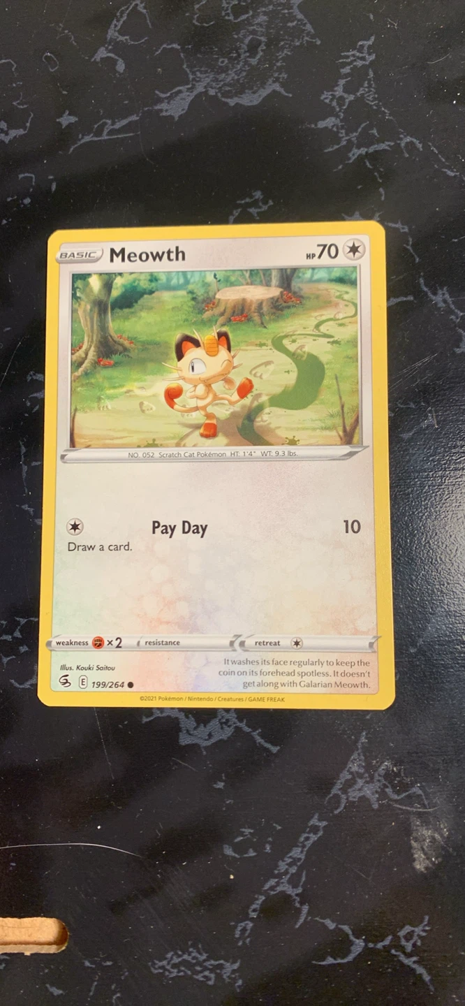 Meowth Pokemon Card - photo 3