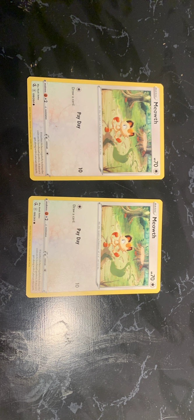 Meowth Pokemon Card - photo 2