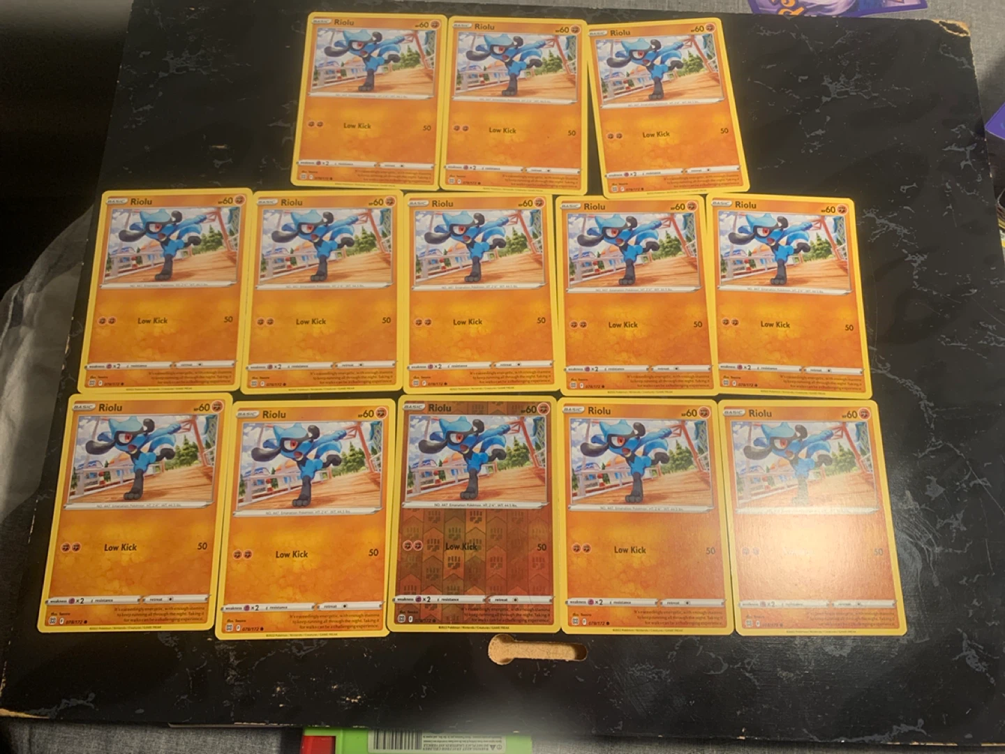 Riolu Pokemon Cards - 13 Cards Total