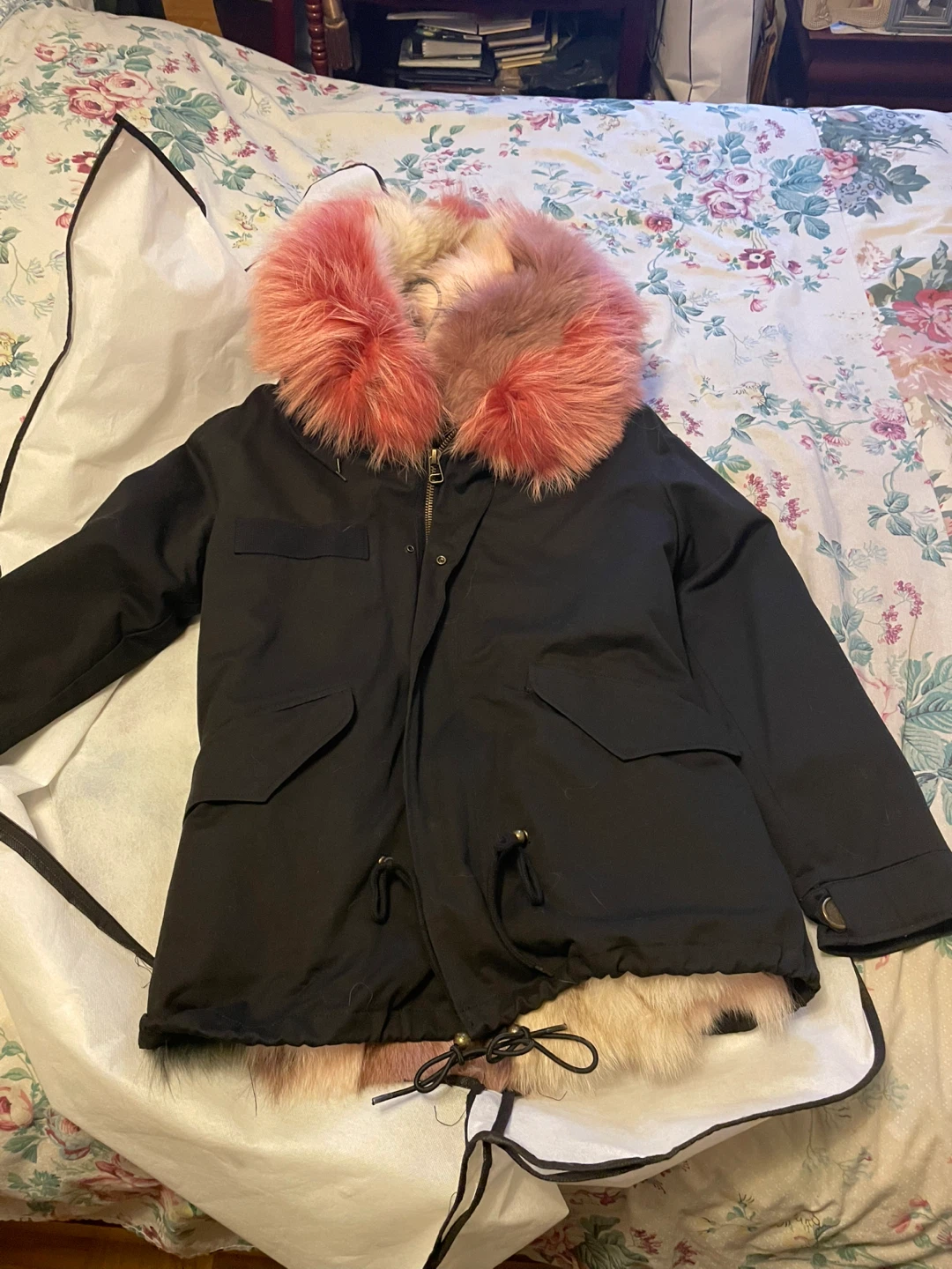 M&Ms Italy Fur-Trimmed Parka