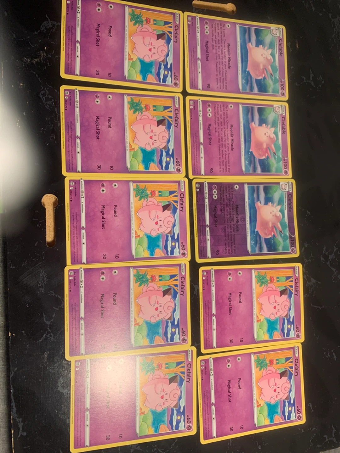 Clefairy Pokemon Cards - 10 Cards