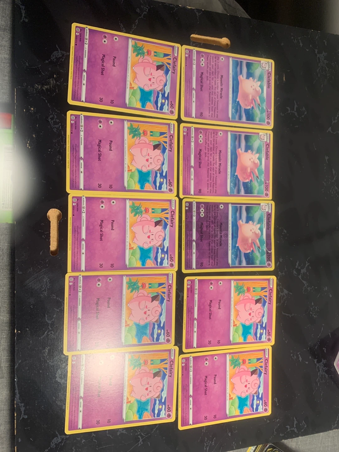 Clefairy Pokemon Cards - 10 Cards - photo 2