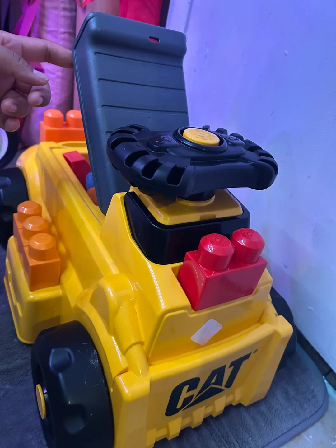 Cat Build-N-Play Ride-On Toy with blocks Read Description ⤵️ image indicator(3)