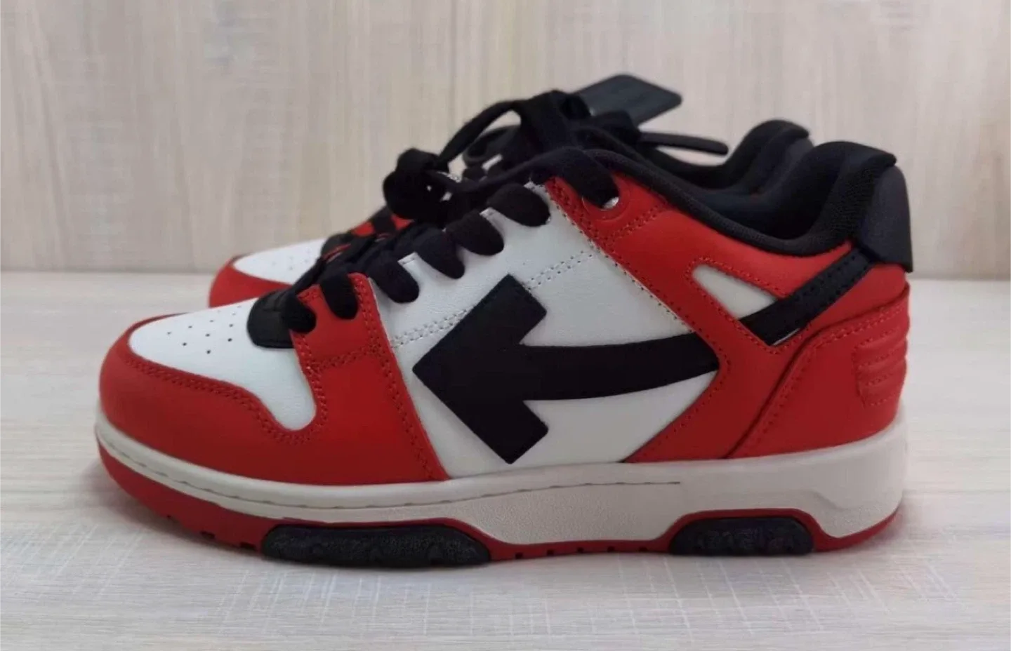 Off-White Out Of Office OOO Sneakers - Red/White image indicator(2)