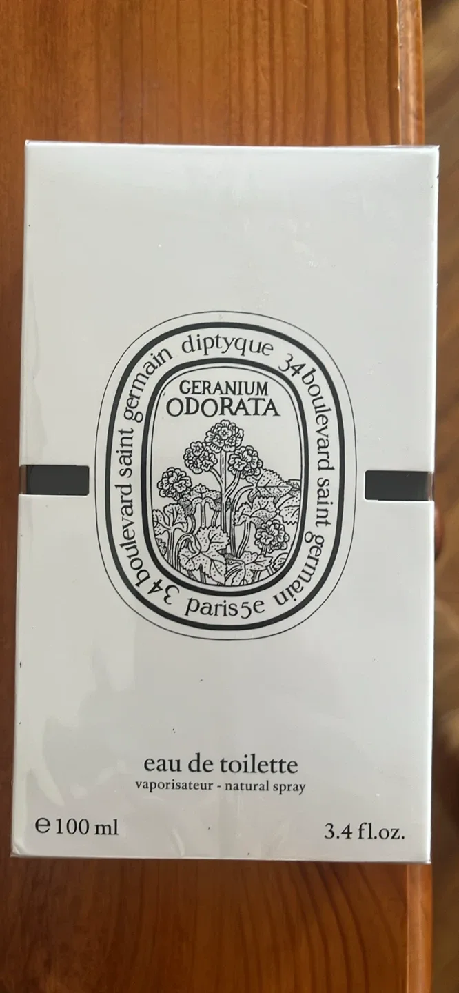 New Diptyque Geranium Odorata Eau de Toilette 100ml