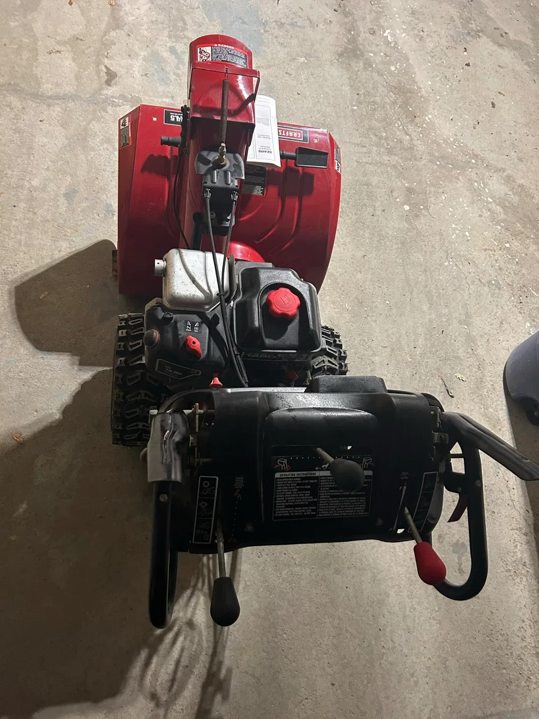 Craftsman 27" Two-Stage Snow Thrower image indicator(5)